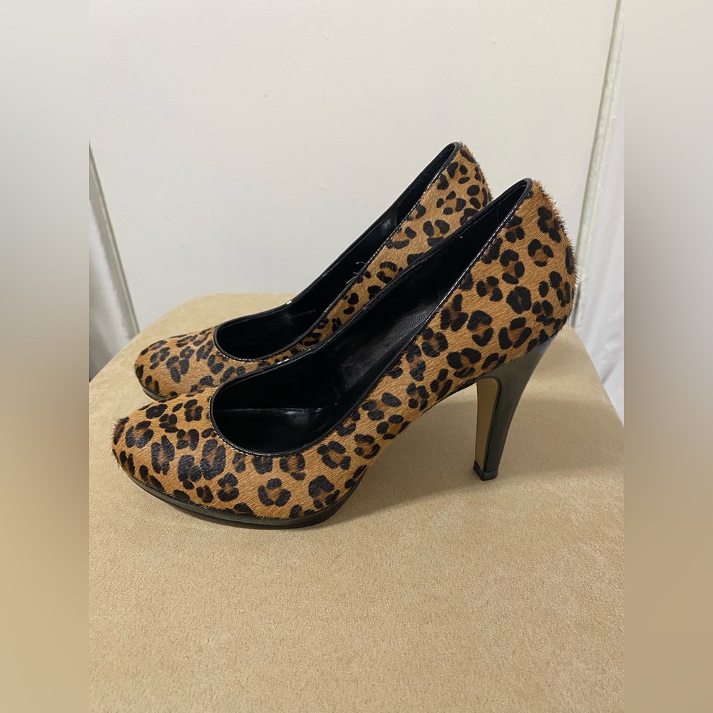 Franco Sarto Leopard Print Heels
